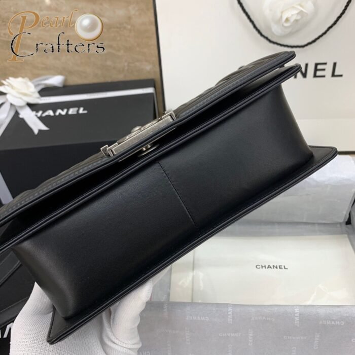 ⁦Chanel Leboy New Medium 25CM Caviar Shoulder Bag（10a mirror version）⁩ - الصورة ⁦6⁩