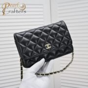 Chanel Woc Classic Lambskin Gold Hardware Shoulder Bag Handbag - Image 5