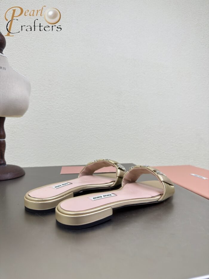 ⁦Miu Miu Slipper Sandals Casual Shoes⁩ - الصورة ⁦7⁩