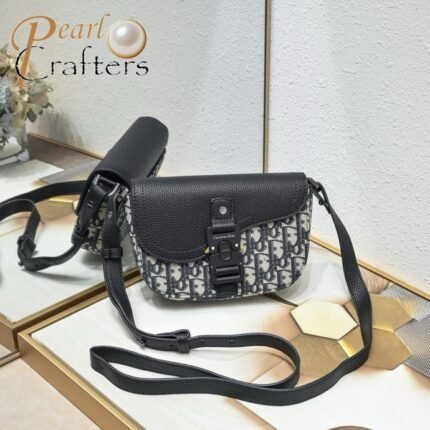 Dior Mini  Saddle With Strap Bag