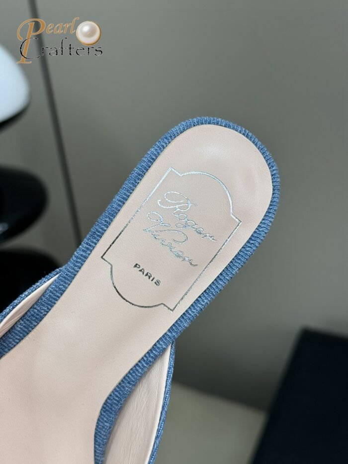 ⁦Roger Vivier Slipper Sandals Heels Shoes⁩ - الصورة ⁦7⁩