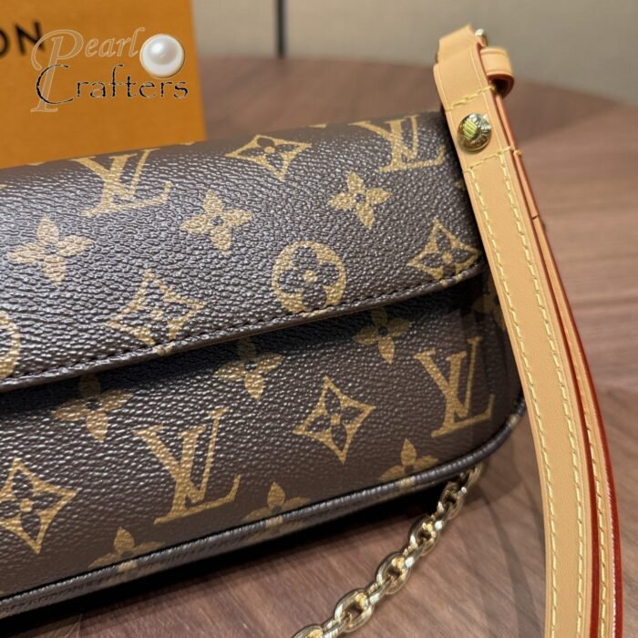 LV Luxury Leather Wallet on Chain Bag - Premium Cowhide, Versatile Styles(10a mirror version) - Image 4