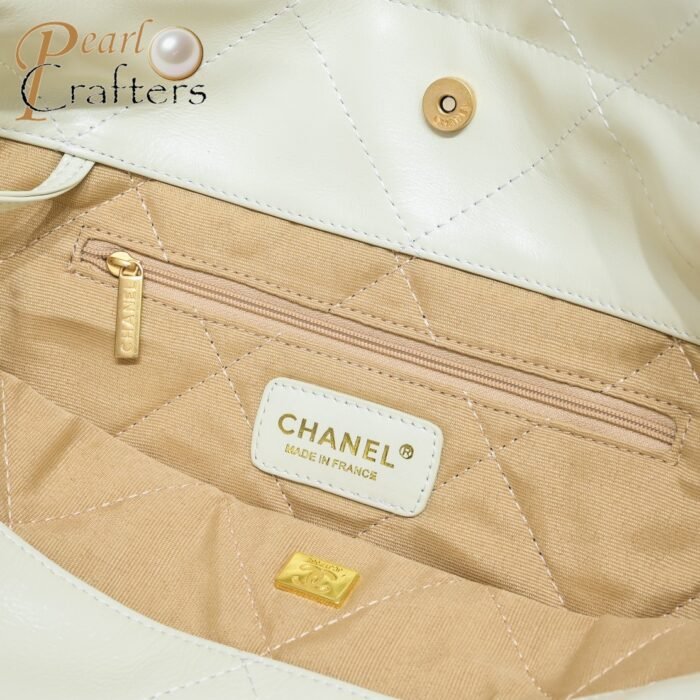 ⁦Chanel 22 Bag Pearl Bag Shoulder Bag Handbag⁩ - الصورة ⁦9⁩