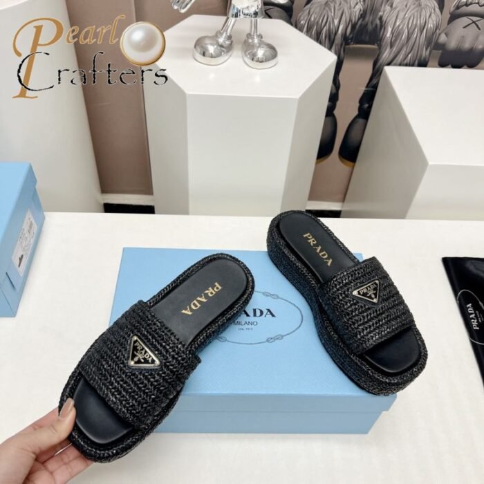 ⁦Prada Slide Sandals Slipper⁩ - الصورة ⁦5⁩