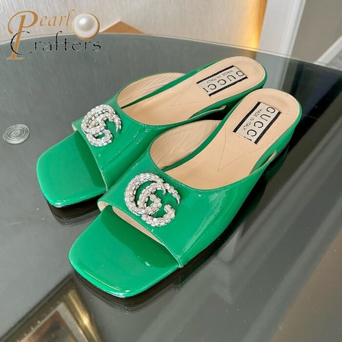 ⁦Gucci Leather Sandals  Slide Sandal⁩ - الصورة ⁦6⁩