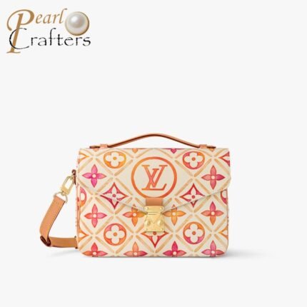 Louis Vuitton Pochette Métis Bag Beige For Women 9.8incn 25cm M11461