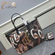 ⁦Goyard Saint Louis graffiti Tote handbag shoulder bag⁩ - الصورة ⁦4⁩