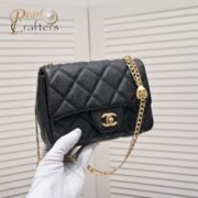 ⁦Chanel 23P Peach Hardware Shoulder Bag Handbag⁩ - الصورة ⁦5⁩