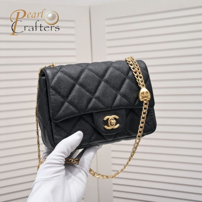 ⁦Chanel 23P Peach Hardware Shoulder Bag Handbag⁩ - الصورة ⁦5⁩