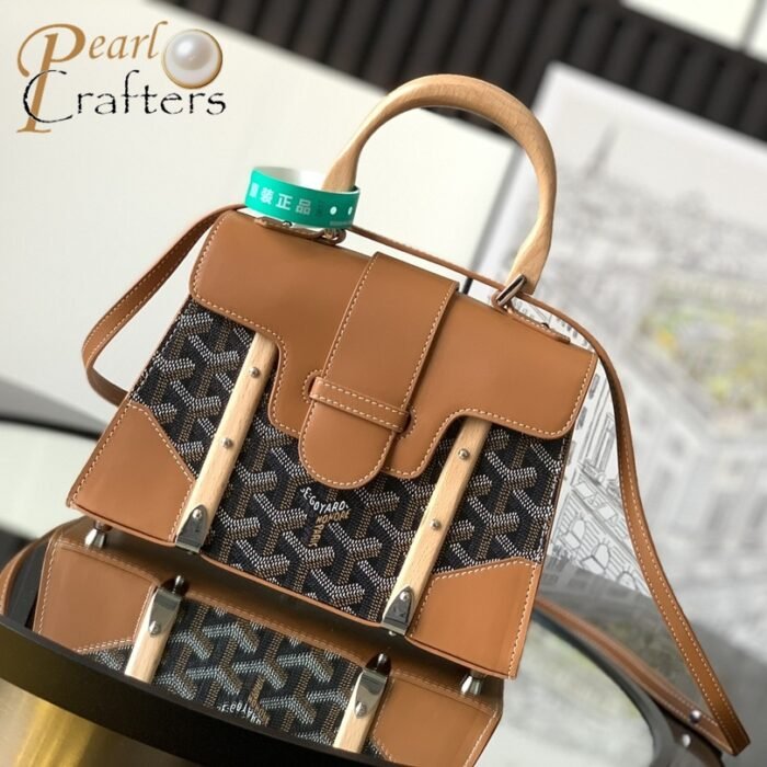 ⁦Goyard Saïgon Structuré Mini Bag Shoulder Bag Handbag（10a mirror version）⁩ - الصورة ⁦1⁩