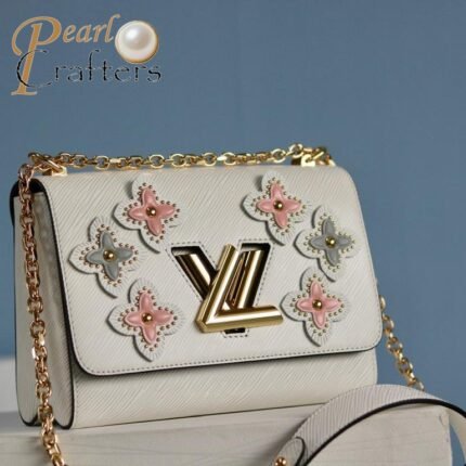 Louis Vuitton LV Twist Denim Tote Shoulder Crossbody Bag