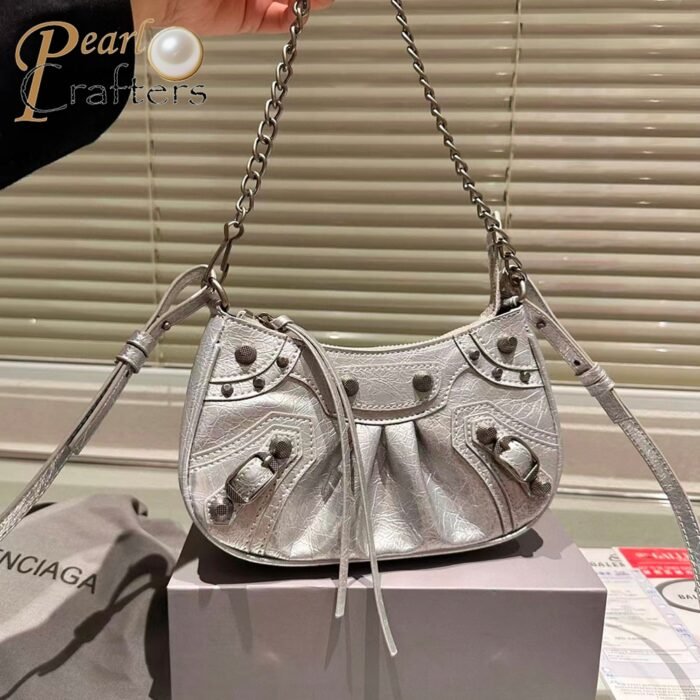 Balenciaga Le Cagole Chain Bag - Image 4