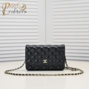 Chanel Woc Classic Lambskin Gold Hardware Shoulder Bag Handbag