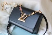 Louis Vuitton LV Twist Lock Detachable Shoulder Satchel Handbag M59887 - Image 7