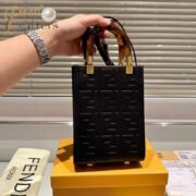 FENDI Sunshine Texture Mini Bag