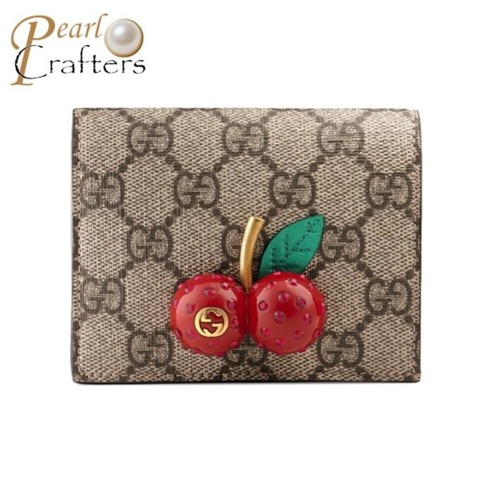⁦Gucci Cherry Chain Bag& Cherry Wallet⁩ - الصورة ⁦5⁩