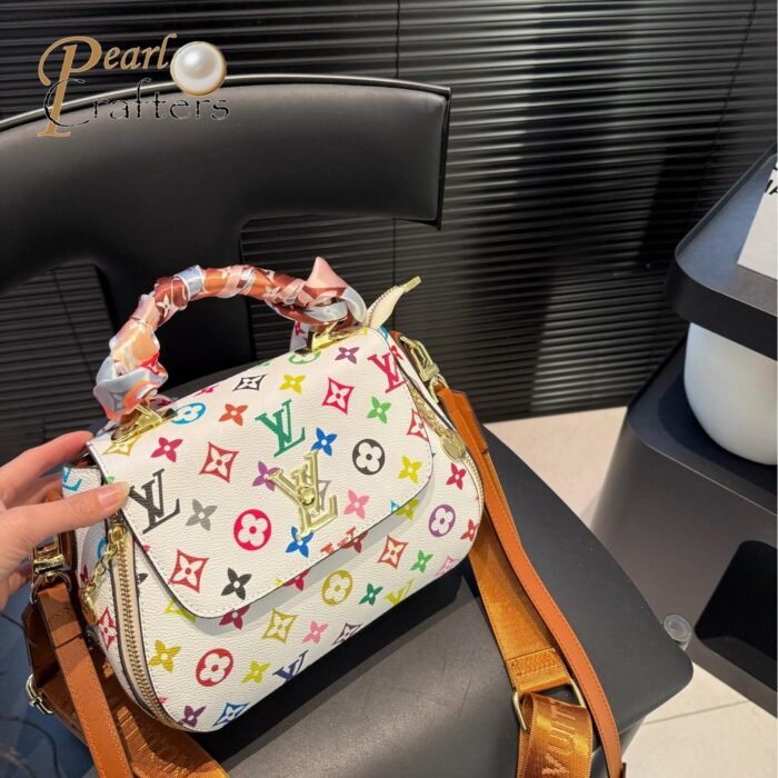 ⁦Louis Vuitton LV Takashi Murakami Handbag Shoulder Bag 41112⁩ - الصورة ⁦2⁩