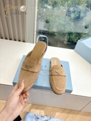 Prada Flat Toe Mule Sandals Slipper Shoes - Image 6