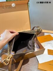 ⁦Louis Vuitton M46311 Hobo Loop Shoulder Bag Handbag⁩ - الصورة ⁦4⁩