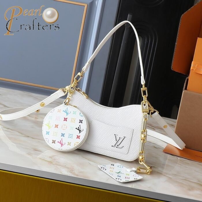 Louis Vuitton LV Takashi Murakami MARELLINI Underarm Bag Tote Crossbody Shoulder Bag M13100 M13099 - Image 2