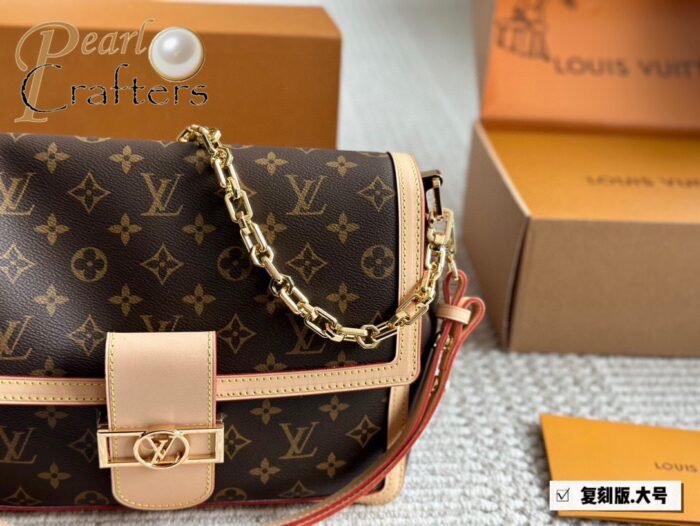 Louis Vuitton Dauphine Soft Shoulder Bag Handbag - Image 8