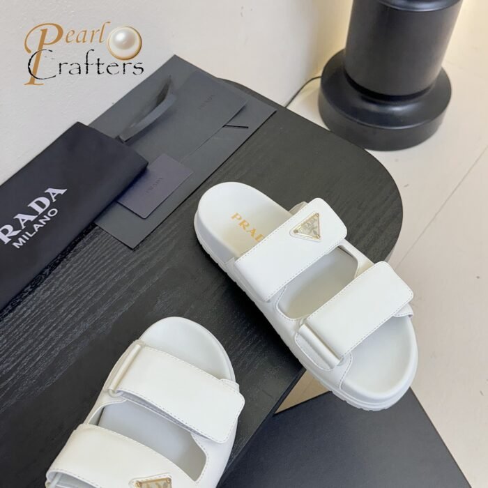Prada Leather Sandals - Image 2