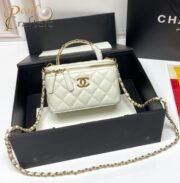 Chanel Relief Handle Makeup Box Bag - Image 4