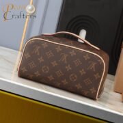 Louis Vuitton LV Toiletry Bag 2 Compartments Sd Tote Cosmetic Bag  M11750  M11508 - Image 4