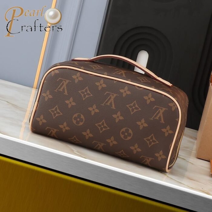 Louis Vuitton LV Toiletry Bag 2 Compartments Sd Tote Cosmetic Bag  M11750  M11508 - Image 4