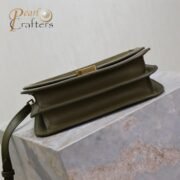 ⁦Saint Laurent YSL brown Solferino medium suede shoulder bag 10A quality 635025⁩ - الصورة ⁦16⁩
