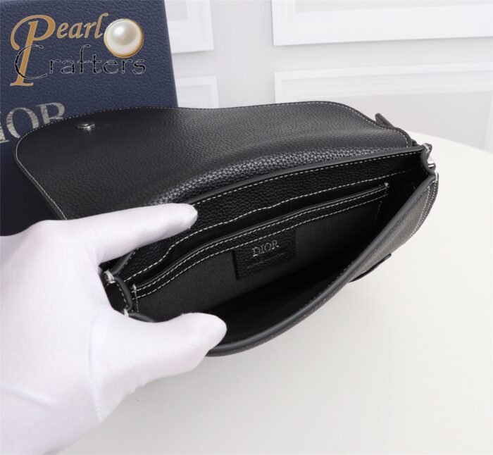 ⁦DIOR Saddle Men  Embroidery Crossbody Bag 10A⁩ - الصورة ⁦8⁩