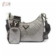 Prada Re-Edition  Crystal Messenger Shoulder Bag