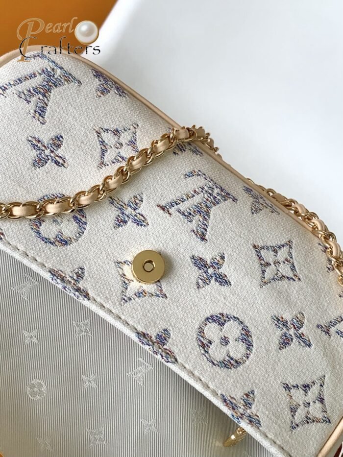 Louis Vuitton 10A Handbag Shoulder Bag Top Mirror Quality Version Wallet on Chain Ivy M83499 - Image 7