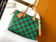Louis Vuitton 10A Handbag Shoulder Bag Top Mirror Quality Version Speedy 18 BandoulièreDamier N40534