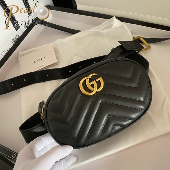 ⁦Gucci GG Marmont Waist Bag Belt Bag⁩ - الصورة ⁦6⁩