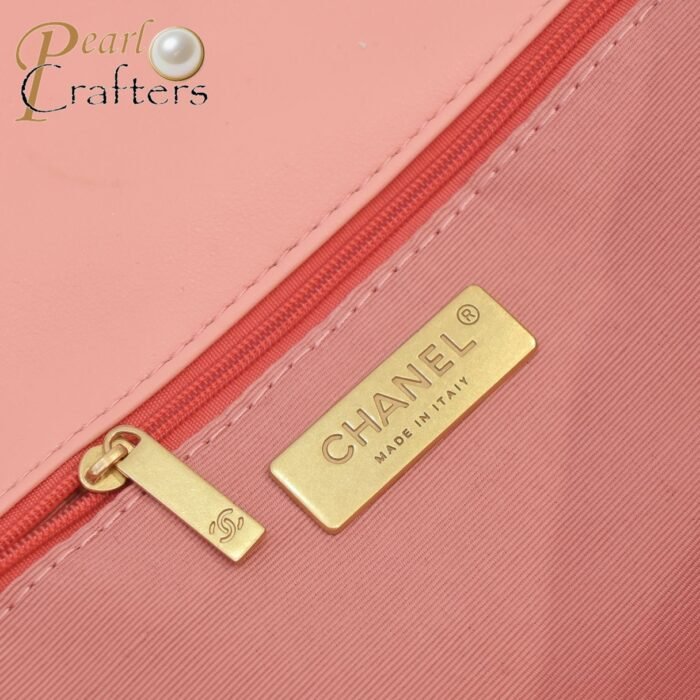 Chanel Lambskin Quilted Large19 Flap Shoulder Bag Handbag - Image 9