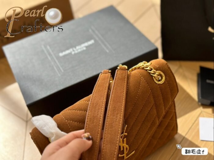 ⁦YSL Saint Laurent Envelope Shoulder Bag Crossbody Bag⁩ - الصورة ⁦10⁩