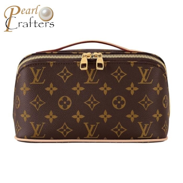 Louis Vuitton LV Toiletry Bag 2 Compartments Sd Tote Cosmetic Bag  M11750  M11508 - Image 1