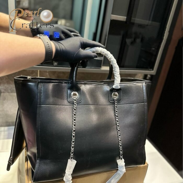 Chanel 24A Tote Bag Shopping Bag Shoulder Handbag - Image 5