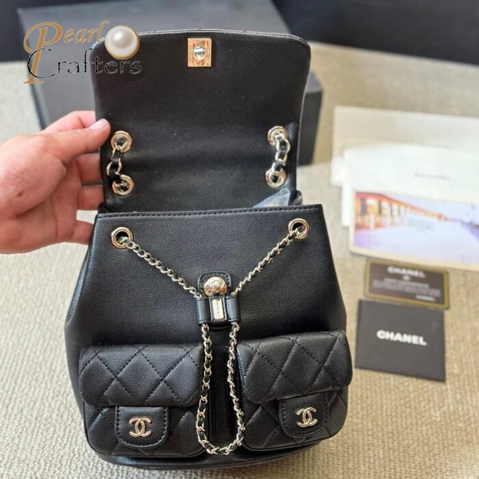 ⁦Chanel  Duma Backpack Caviar calfskin bags⁩ - الصورة ⁦12⁩