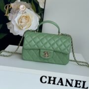 Chanel Classic Mini Flap Bag Top Handle Shoulder Bag Handbag 10A - Image 20