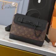 Louis Vuitton LV Steamer Monogram Eclipse Shoulder Crossbody Tote Bag M46953 M24436 - Image 4