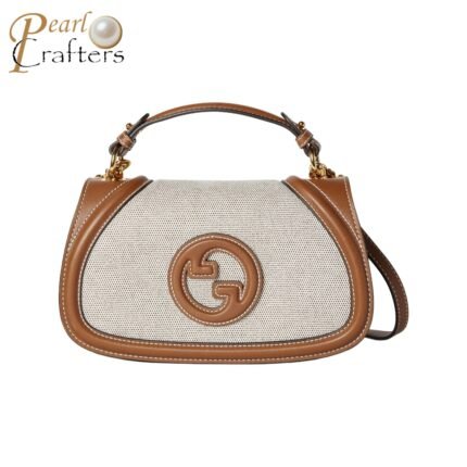 Gucci Blondie Double G Logo Canvas Bag Shoulder Crossbody 815700