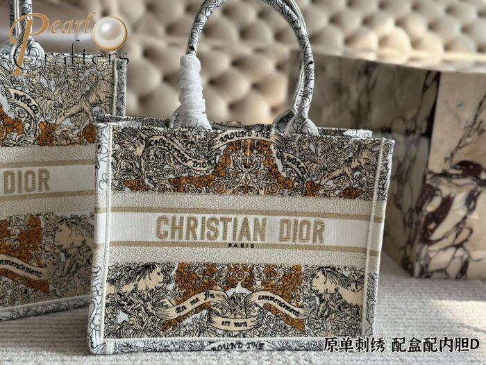 Dior Book Tote Bag Handbag - Image 3