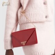 Prada  Leather Clutch Shoulder Bag Handbag - Image 3
