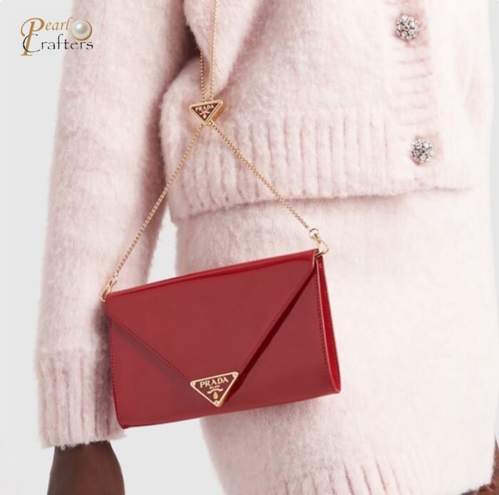Prada  Leather Clutch Shoulder Bag Handbag - Image 3