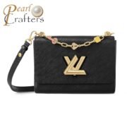 Louis Vuitton LV Twist Lock Detachable Shoulder Satchel Handbag M59887