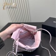 ⁦Chanel 23 Bag Calfskin Bucket Bag Shoulder Crossbody Bag⁩ - الصورة ⁦10⁩