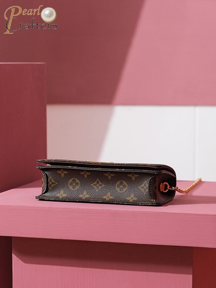 ⁦Louis Vuitton LV Monogram Lily wallet on chain Shoulder Bag Handbag M82509⁩ - الصورة ⁦9⁩