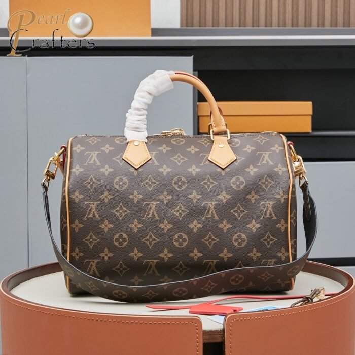 Louis Vuitton LV  Monogram Speedy Soft 30 Boho Handbag Shoulder Bag 10A Quality - Image 5